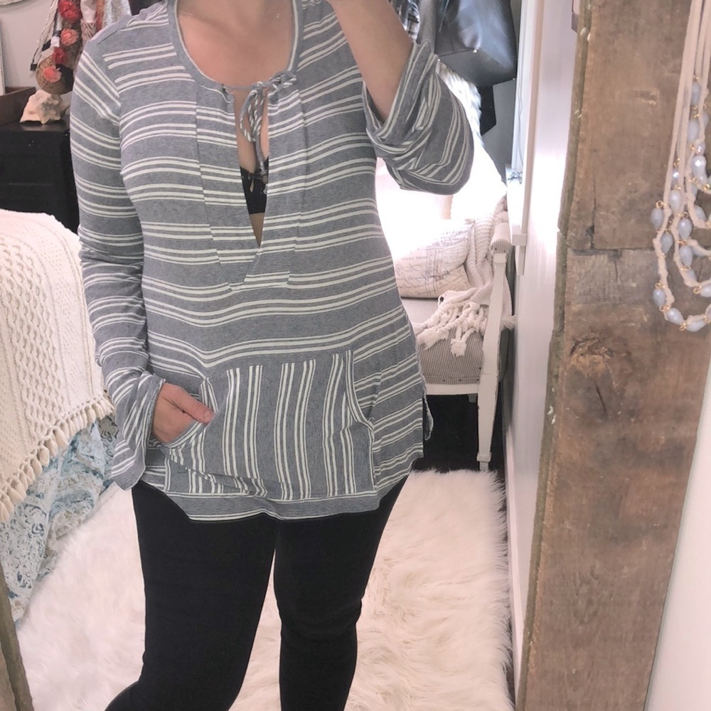 Splendid medium striped long sleeve top